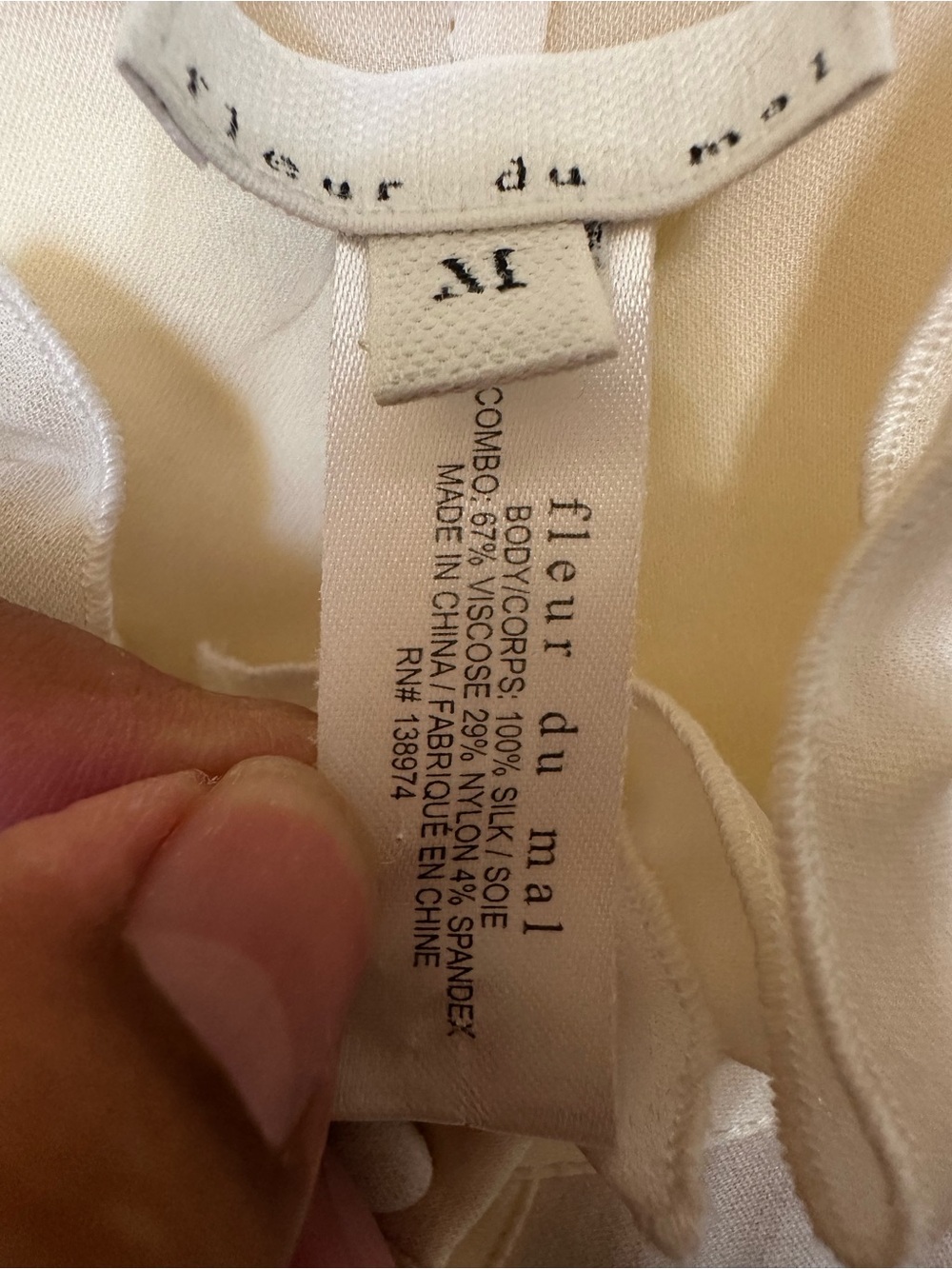 Women's Ruffle Halter Button-Front Bodysuit - White - Picture 3 of 4